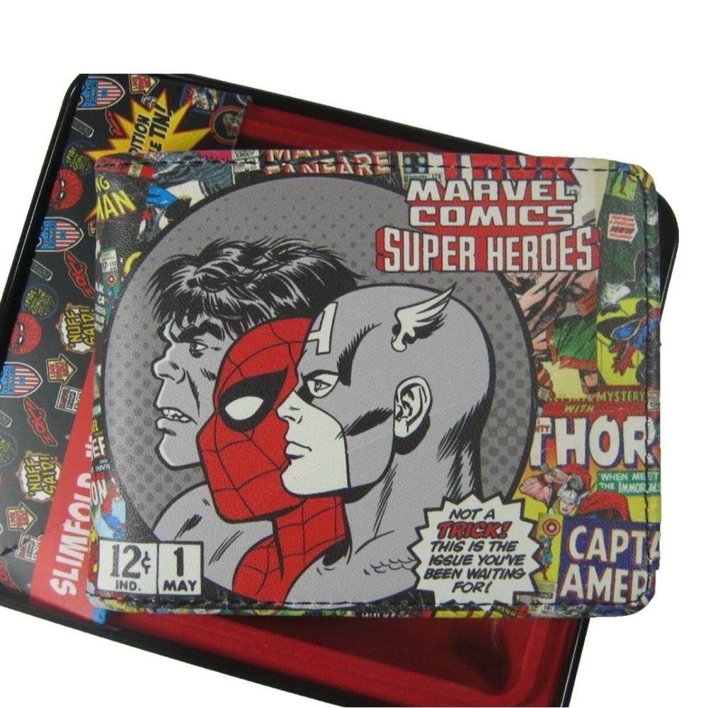 Wallet MARVEL COMICS Super Heroes Slimfold Gift Wallet -Collector’s Edition- - Picture 3 of 4